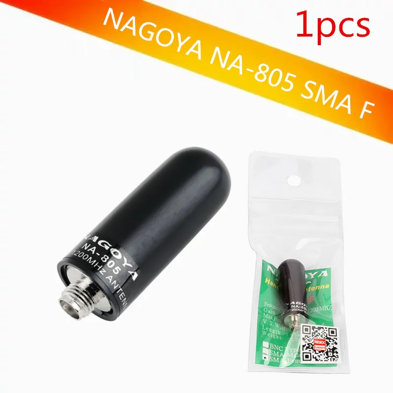 

100% Original Nagoya NA-805 SMA-F Female Dual Band Antenna for BaoFeng UV-5R V2+ GT-3 UV-82 BF-F8HP BF-888S H777 RT-5R