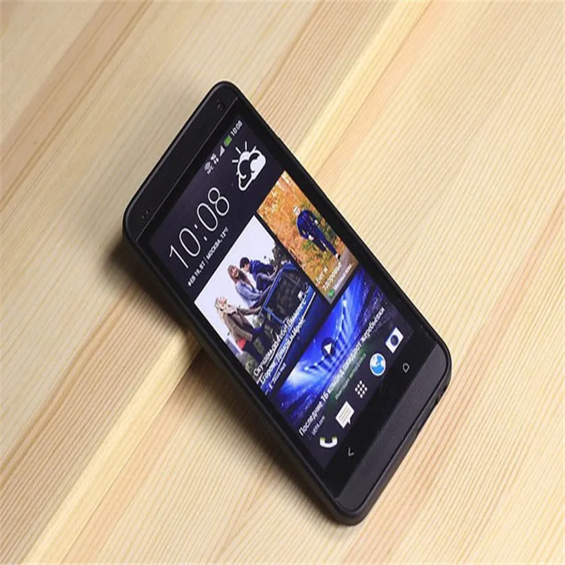 CARPRIE Ультратонкий матовый Мягкий чехол из ТПУ для HTC ONE M7 + Защита ЖК экрана td0118