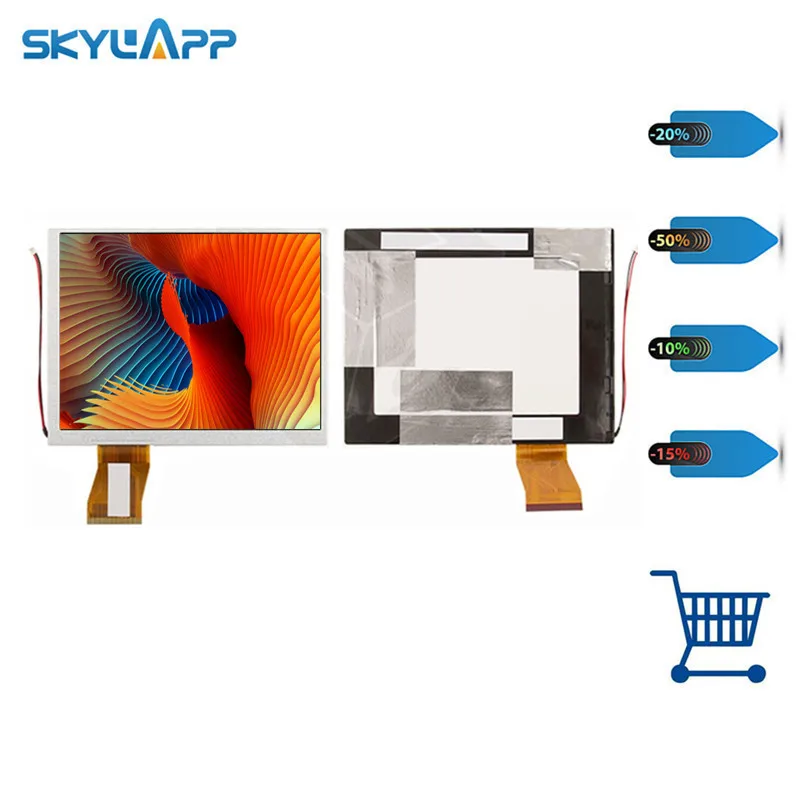 Skylarpu 7 дюймовый ЖК дисплей для A070SN01 V0 экран панель 60pin (без касания) Бесплатная