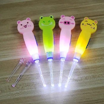 

LED Luminous Light Baby Ear Spoon Ear Cleaner Children Baby Care Ears Cleaning with Light Earwax Spoon Digging Ear Care Tool