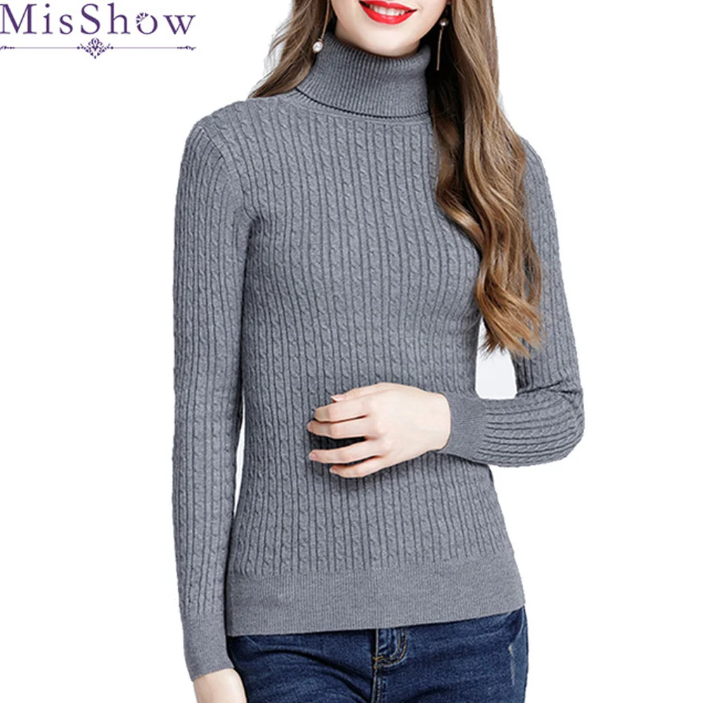 2018 Winter Warm Women Sweaters and Pullovers high Elastic Thick Turtleneck Sweater Autumn Knitted Twisted Sweater Women Jumper 2018 Winter Warm Women Sweaters and Pullovers high Elastic Thick Turtleneck Sweater Autumn Knitted Twisted Sweater Women Jumper