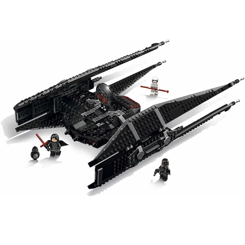 

705Pcs Star Toys Wars Star Kylo Weapon Toys Tie Fighter Set Starwar Model Building Blocks Bricks Toy Compatible 75179