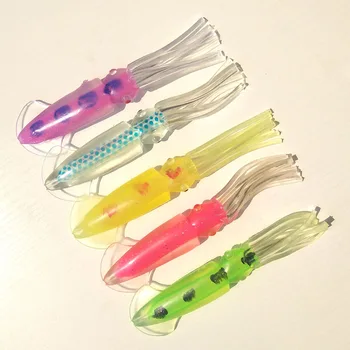 

5pcs 16cm/24g Octopus soft fishing lure Game Fishing lure Trolling fishing lure Big Game Marlin Tuna Pakula game fishing lure