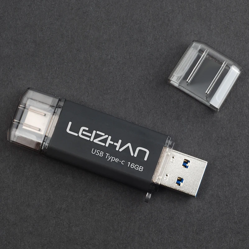 LEIZHAN TYPE-C USB флеш-накопитель для samsung телефон фото флешки 3 0 32 ГБ флэш-накопитель 64