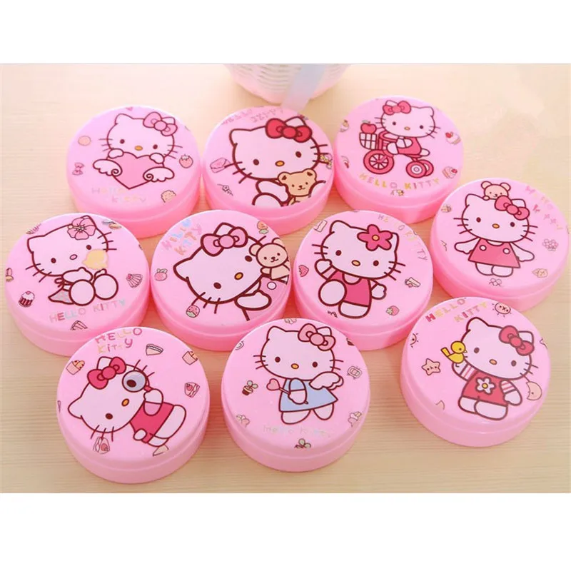 

Kawaii Hello Kitty Pink Portable Stretch Cup Cartoon Magic Folding Cup Kids Novelty Travel Outdoor Milk Tea Tooth Cups