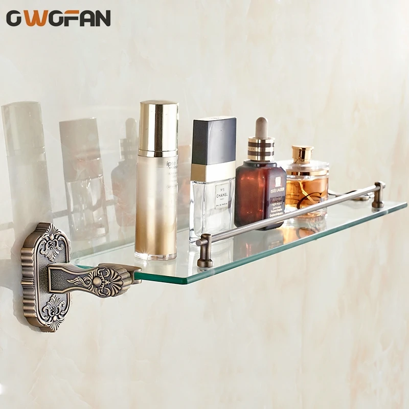 Glass Bathroom Shelves With Gold Fittings at Callum Coombes blog