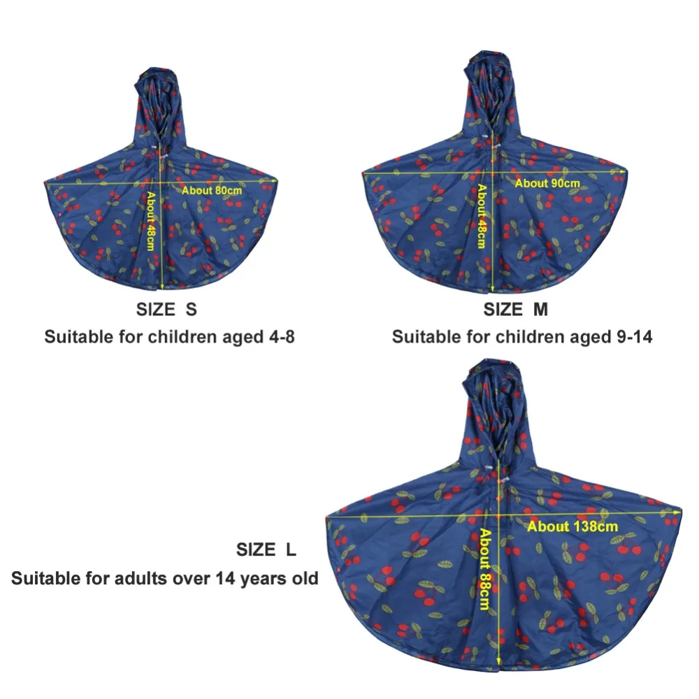Синие детские водонепроницаемый дождевик плащ Длинный дождь пончо с капюшоном дети Tour дождевик открытый Капа де chuva плащи LZO062