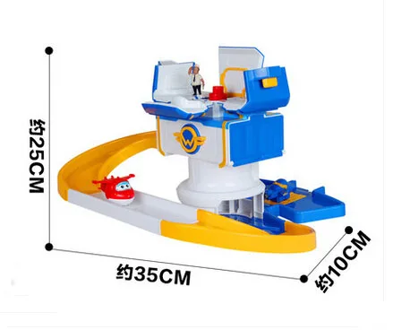 Новое поступление Супер Крылья центр управления с самолетами подвижные модельные фигурки Детские Рождественские подарки