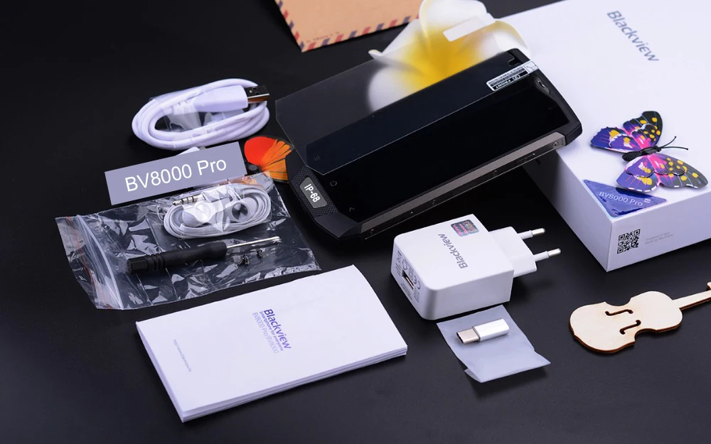 BlackView BV8000 Pro 5 0 &quotFHD MTK6757 Восьмиядерный 6 ГБ + 64 Android 7 16.0MP отпечаток пальца NFC 4180 мАч
