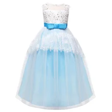 High-end elegant girls dress sleeveless silk lace Christmas clothes wedding party dress girls children princess dress High-end elegant girls dress sleeveless silk lace Christmas clothes wedding party dress girls children princess dress