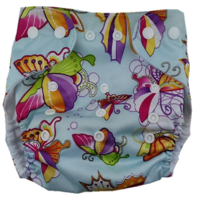 

Reusable Baby Cloth Diapers Cloth Pocket Washable And Waterproof Newborn Baby's Nappy Diaper Covers Fraldas Depano 0-12M KF001