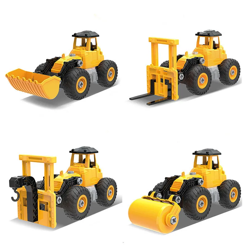 2017 New City Engineering Vehicles Model Building Kit Construction Cars