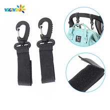 2 шт./компл. крючки для прогулочных колясок прогулочная коляска Сумка-вешалка крюк детские коляски хозяйственная сумка зажим аксессуары для колясок
