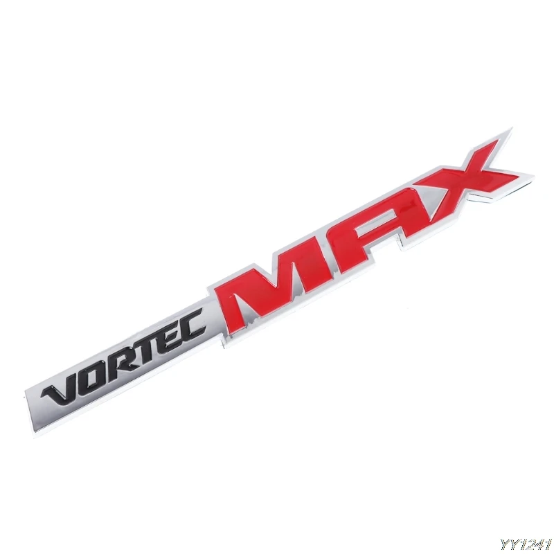 Details about / 1X Vortec Max Emblems Badge Stickers rear logo For Sierra Chevy Sliverado Red
