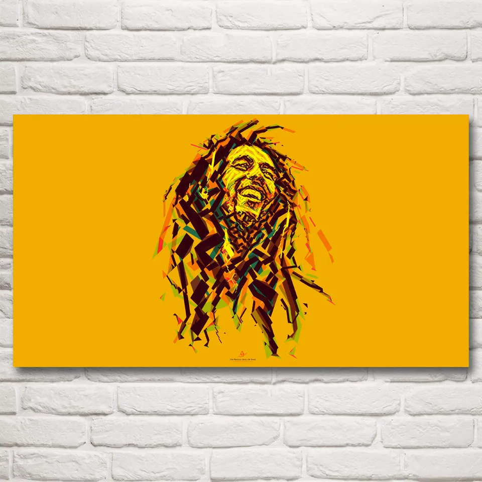 

Bob Marley Retro Nostalgic Old Reggae Rock Music Art Silk Poster Prints Wall Home Decor Pictures 11x20 16x29 20x36 30x54 Inches