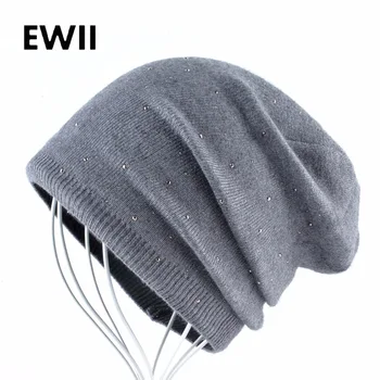 

Women's beanies winter cap ladies warm hat skullies women knitted beanie hats for women autumn slouchy caps bonnet femme