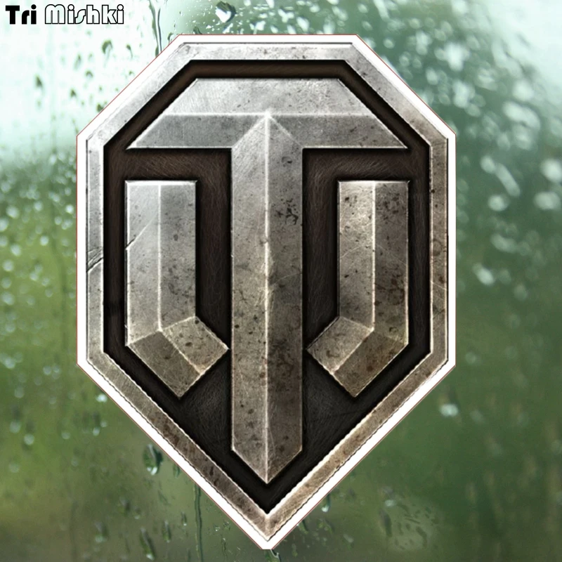Tri Mishki WCS070 11*15 см world of tanks автомобильная наклейка забавные цветные автомобильные