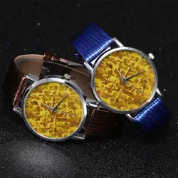 Для женщин Фирменная Новинка Кварцевые часы женский кожаный ремешок корейский аналоговые кварцевые для relojes para mujer 2019 Новый