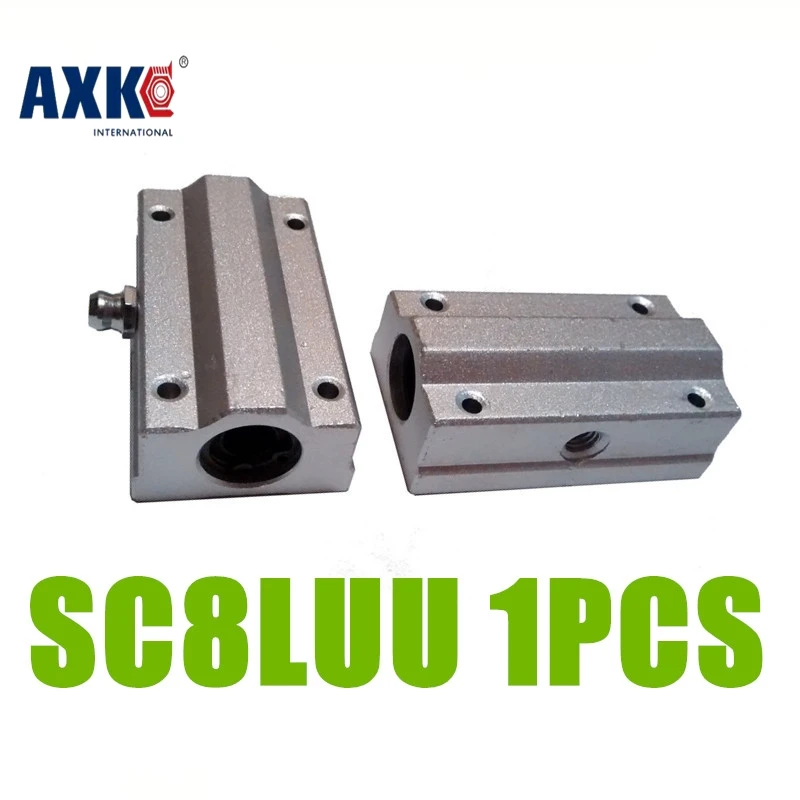 Axk Новый Sc8luu Scs8luu 8 мм Длинный тип Линейный шарикоподшипник блок ЧПУ маршрутизатор