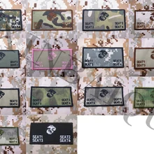 Нашивка с вышивкой, на заказ, с именем морпехов США, клейкие ленты, фирменные, военные, на крючках