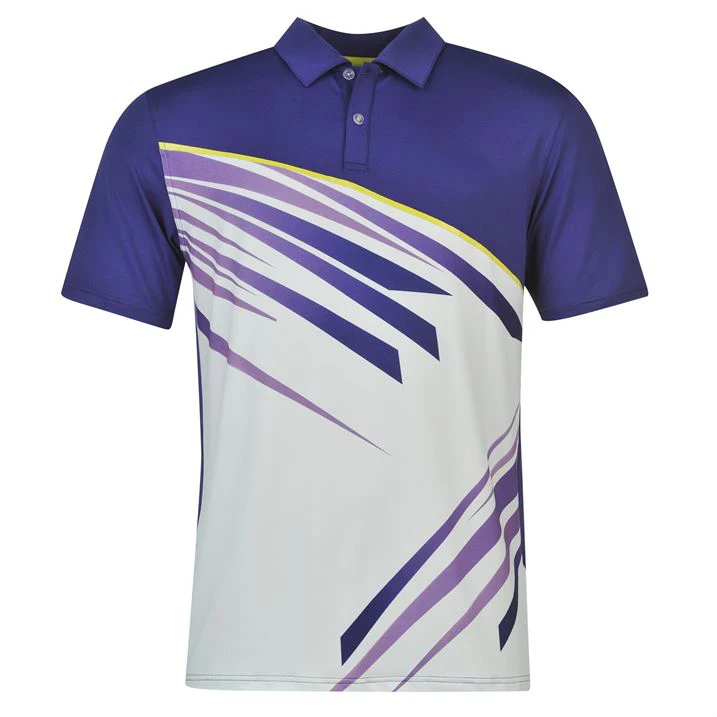 short sleeve polyester mesh POLO shirt 