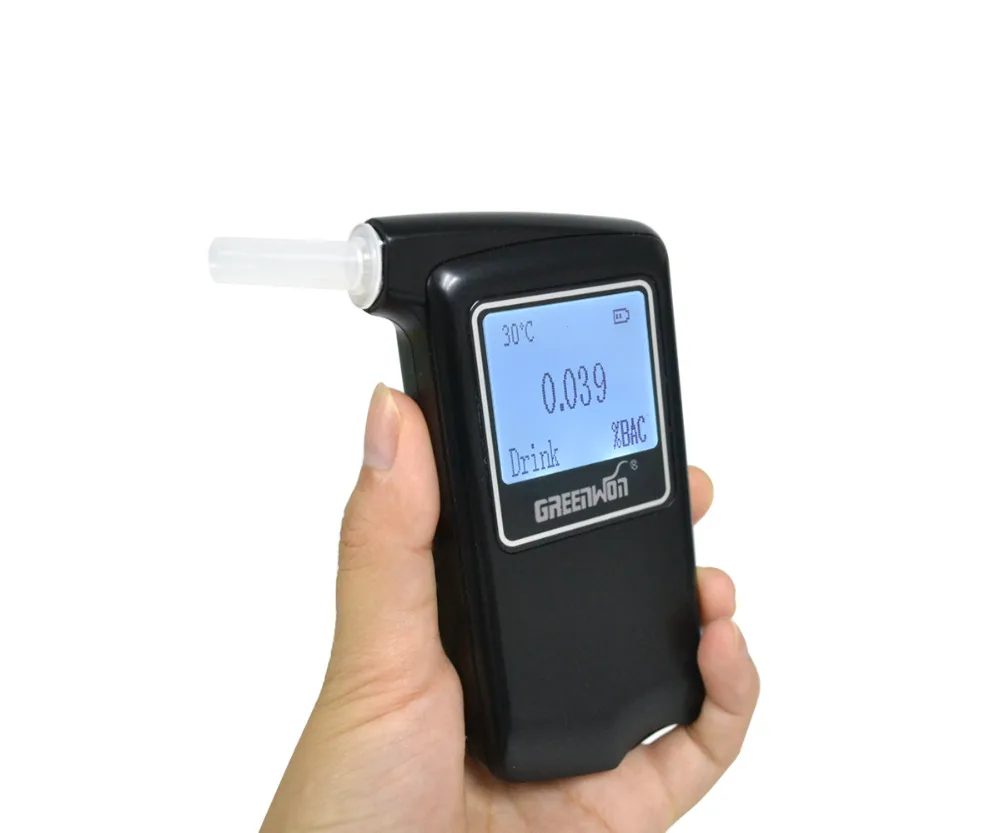 Профессиональный полицейский цифровой алкотестер для дыхания, AT-868F,, дропшиппинг