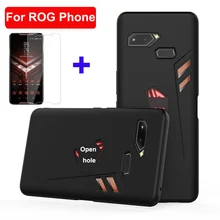 Чехол для ASUS ROG Phone ZS600KL, мягкий силиконовый чехол, чехол для ASUS ROG Phone Z01QD, прозрачная пленка из закаленного стекла