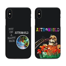 Чехлы для телефонов с Трэвисом Скоттом, с режимом sicko astroworld для iPhone X, 6, 7, 8 plus, 5, 5S, 6s, se, мягкий силиконовый черный чехол для Apple