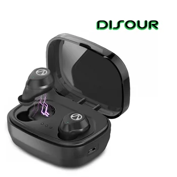 

DISOUR X10 V5.0 TWS Bluetooth Headsets Noise Cancelling Touch Control IPX7 Waterproof True Wireless Earbuds For IPhone Android