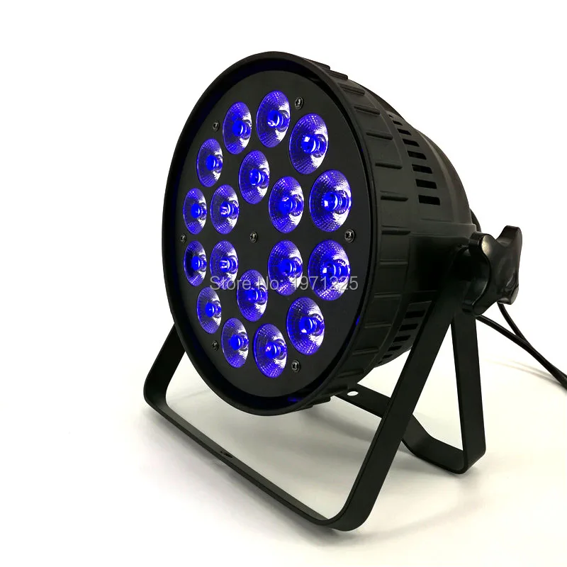 (2 шт.) LED PAR 18x15 Вт RGBWA 5in1 для партии KTV Disco день рождения с DMX512, автоматического запуска, звук действие, мерцающий, master/slave