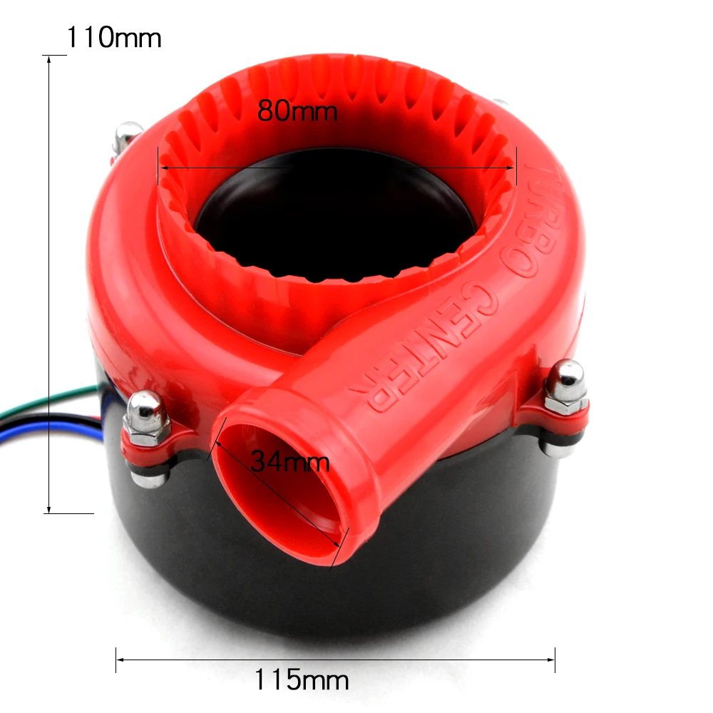 Универсальный электронный турбо автомобиль поддельные дампа клапан турбо удар клапан звук Электрический Турбо выдув аналоговый звук BOV