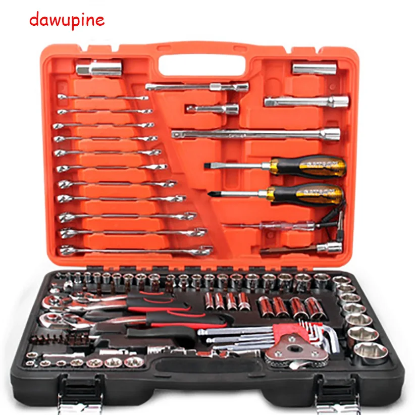 Car Repair Tool Sets Combination Tool Wrench Set 121 PCS Batch Head
