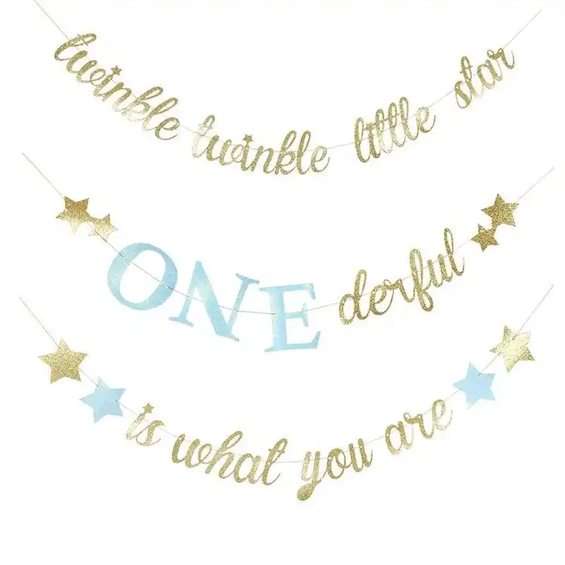 twinkle twinkle little star banner diy