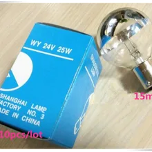 10 шт./лот, новинка, 15 мм, байонетная лампа, 24V25W, медицинская лампа, отверстие, для хирургии, бестеневая лампа
