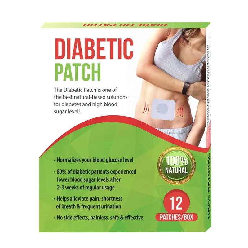 

12 pieces/box Herbal Diabetic Patch Diabetic Patch For Lowering Blood Sugar
