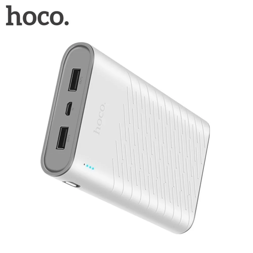 HOCO power Bank 20000mah портативный 18650 power bank Мобильный телефон power bank 20000 mAh быстрая зарядка внешний аккумулятор