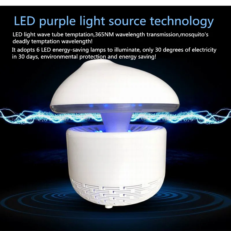 Chiclits USB Powered Mosquito Killer Light Summer Mosquito Inhaler LED Insect Repeller Electric Household Indoor Pest Bug Zapper (3)