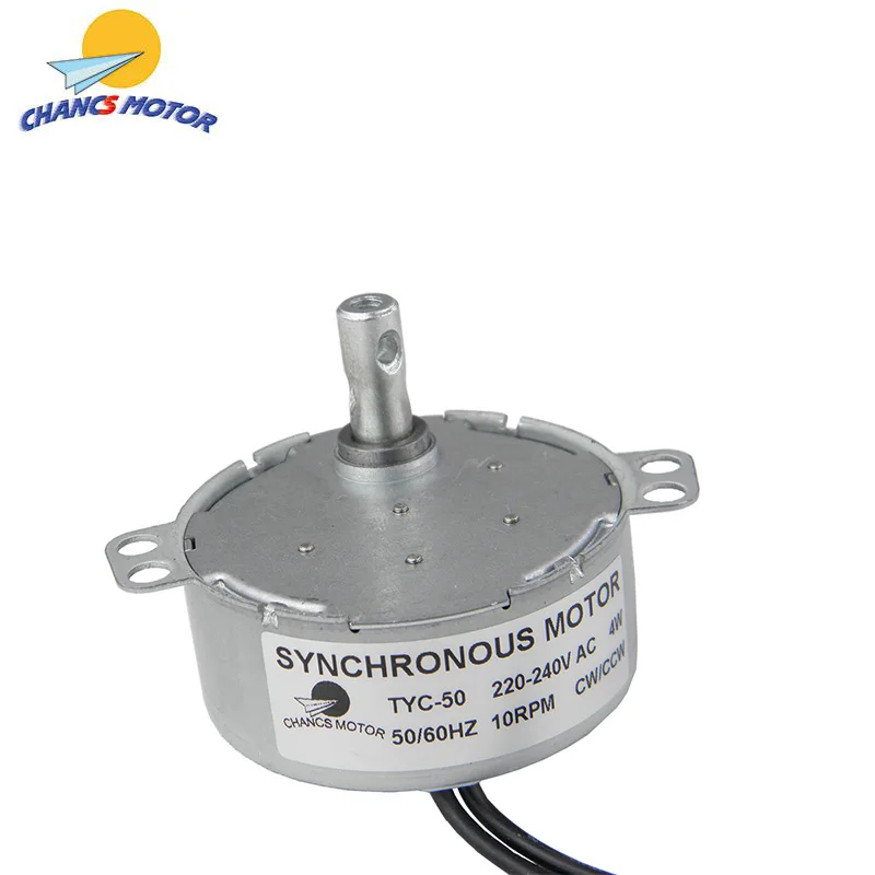 AC 220-240V CCW 4W 50/60Hz Frequency 0.8-1RPM Micro Synchronous Motor - Foto 2
