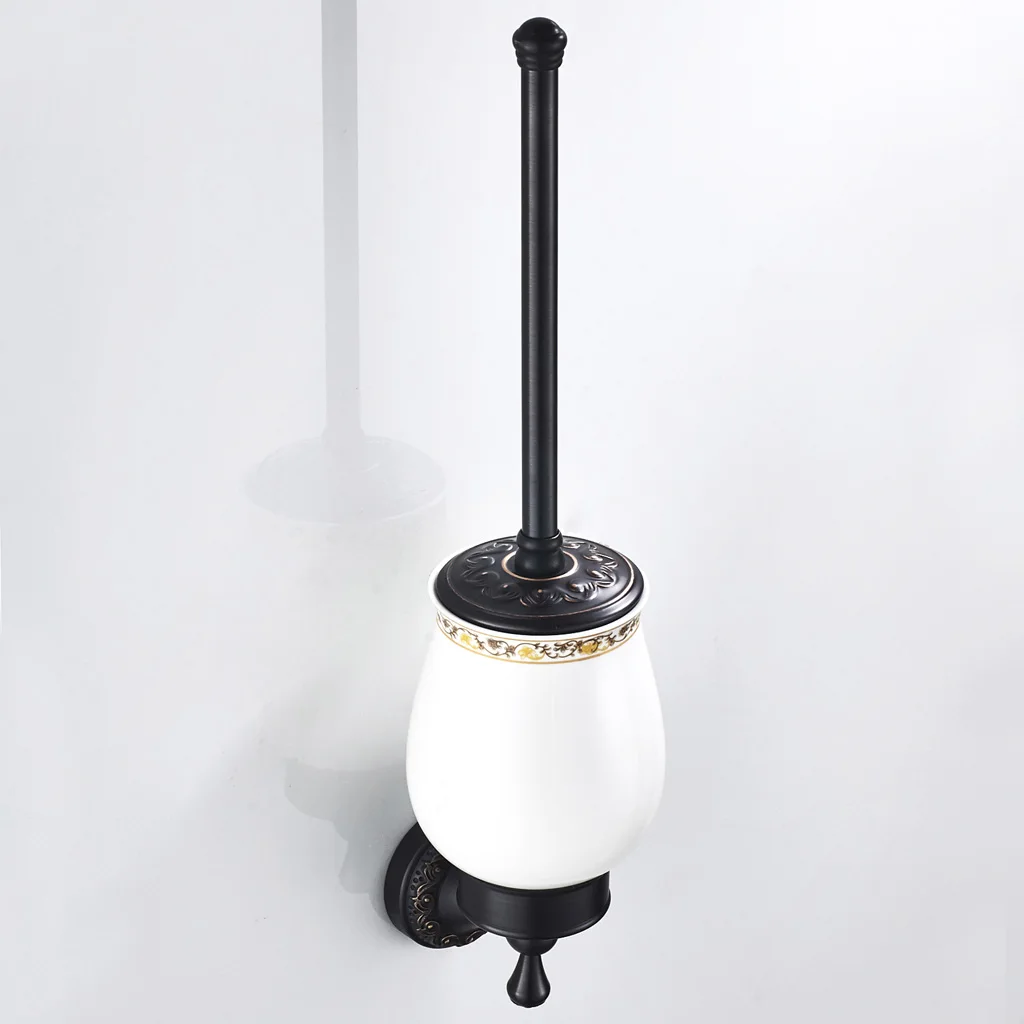 toilet brush holder set- soft nylon - Fits well - Eco friendly, Wall Mounted