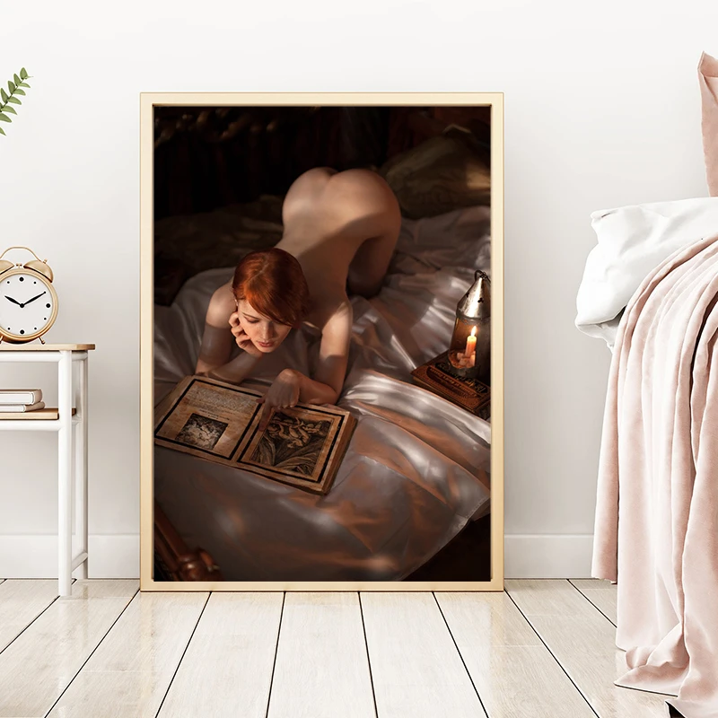 Сексуальные девушки голые женщины стены искусства холст плакат и печать холст Картина декоративная картина для современной спальни украшение дома