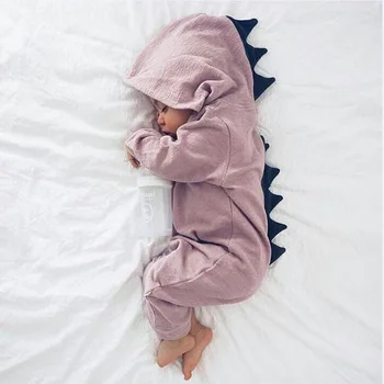 

Newborn baby girls boys romper clothings kids outfits cotton long sleeve dinosaur playsuit Infant casual jumpsuit outerwear