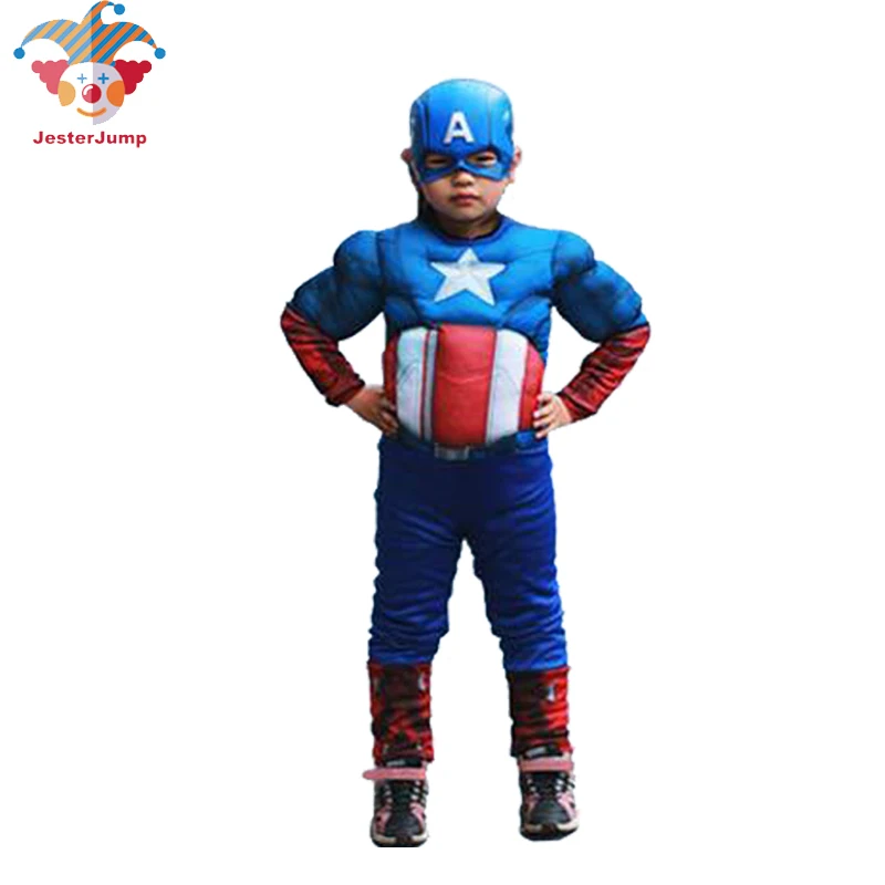 Captain America Costume Kids Super Hero Halloween Cosplay Purim Party Girl On Captain America Boys Captain America Movie Sui Captain America Costume Kids Super Hero Halloween Cosplay Purim Party Girl On Captain America Boys Captain America Movie Sui