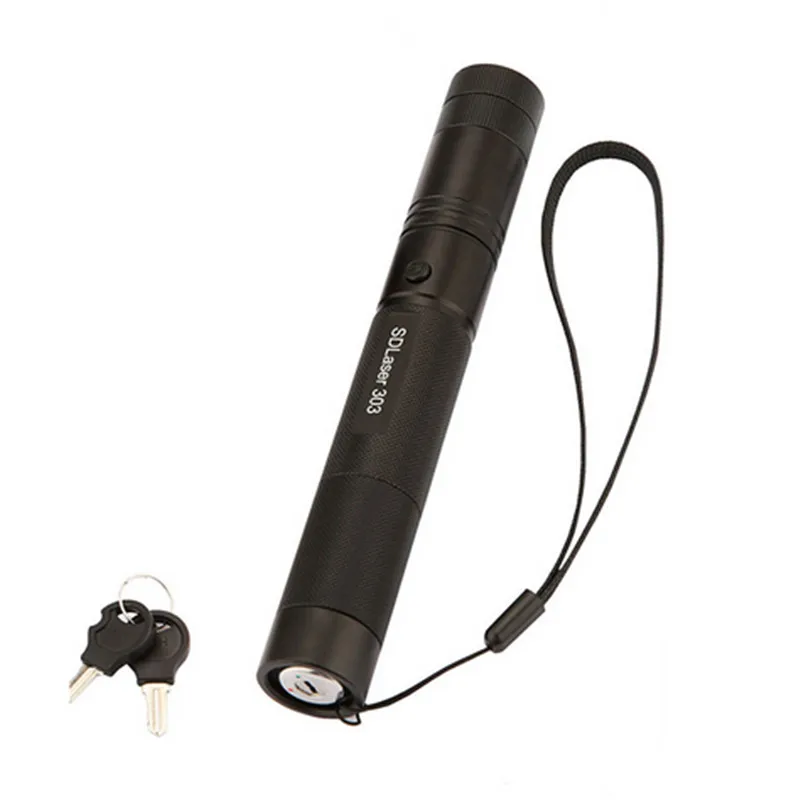 Green Laser Pointer Flashlight Burning Match 532nm High Powerful Laser