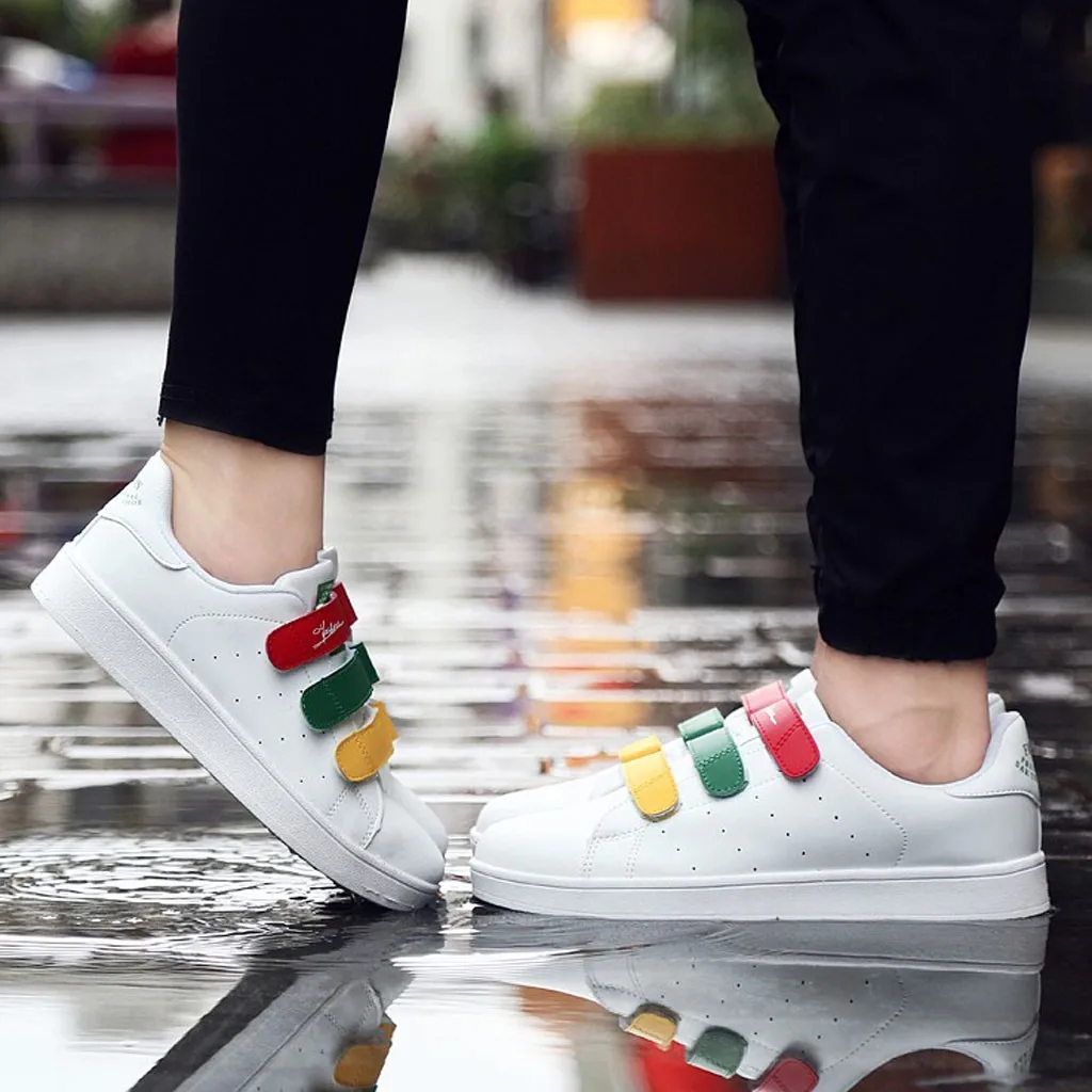 

sneakers leather women Plus Size Loafers Walking Flat Shoes Loafers Sneakers women shoes casual sneakers 7#3.5
