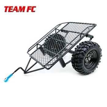 

1set Axial SCX10 1/10 Metal Hitch Mount Trailer Simulation Trailer 220*205mm for RC Crawler Car 90046 TRX4 D90 TAMIYA CC01 S223