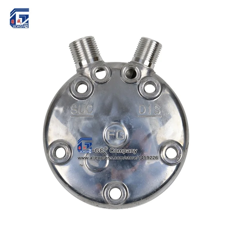 

A/C Compressor Rear Back Head FL / FN VERTICAL Charge Ports 3/4'' 7/8'' O-ring for Sanden SD 507 SD 508 / 510 / 5H14