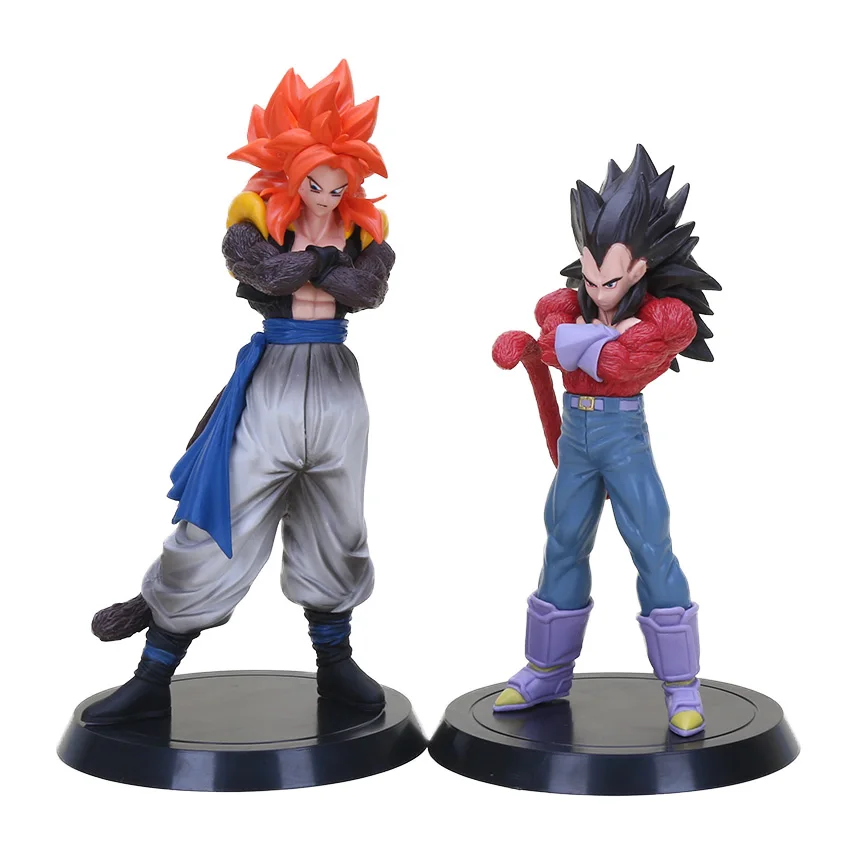 10-26 см Dragon Ball Z красный Сон Гоку Вегета SS4 ПВХ фигурка Gogeta Dragonball GT Super Saiyan 4 Коллекционная модель игрушки куклы