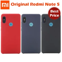 Oryginalna obudowa Xiaomi Redmi note 5 wersja globalna note5 tylna obudowa twardy komputer + tkanina miękka wewnętrzna obudowa z włókna Redmi note 5 pro