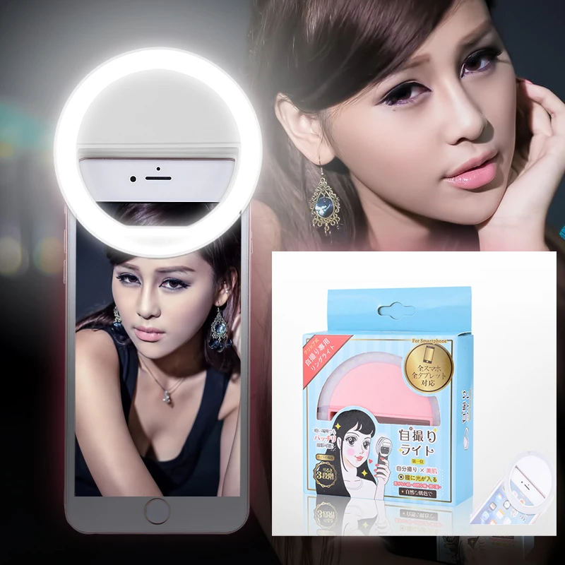 Selfie LED Ring Light Phone Light Night Darkness Selfie Enhancing Photography for Smartphone