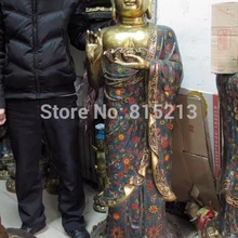 Bi001023 Тибет Храм Бронзовый перегородчатой Лотос Амитабха татхагата Будда Шакьямуни Статуя